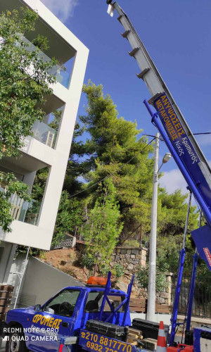 Μεταφορική εταιρεία Δρομέας - Μετακόμιση με χρήση ανυψωτικού